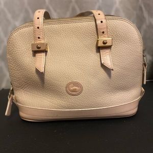 Dooney & Bourke Cream All Weather Leather, Serial # A7 170610, Made in the USA